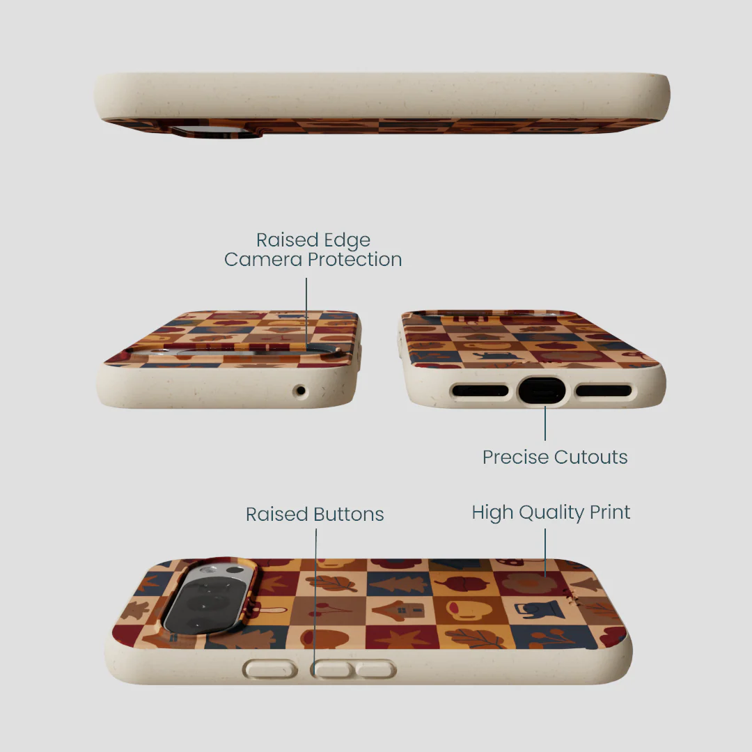 London Fog Rustic Grid Google Pixel 10/10 Pro Case - Image 3