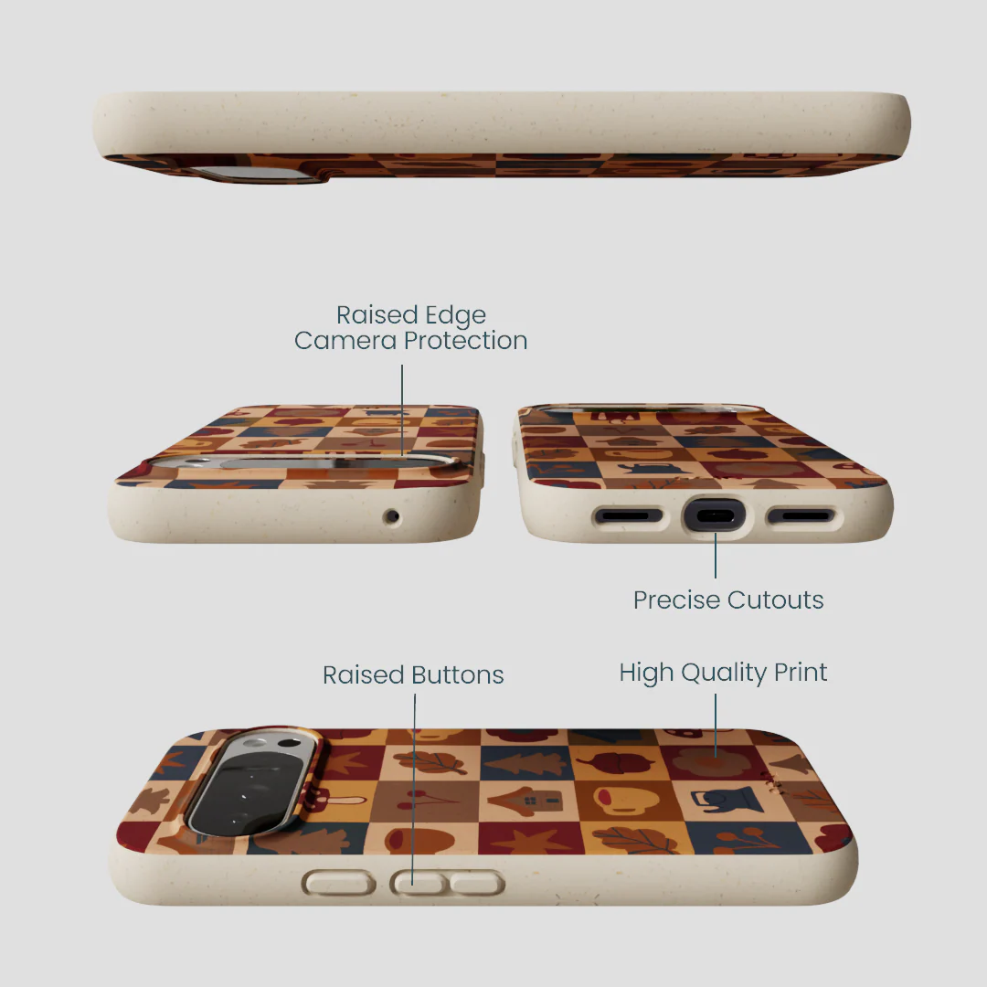 London Fog Rustic Grid Google Pixel 10 Pro XL Case - Image 3