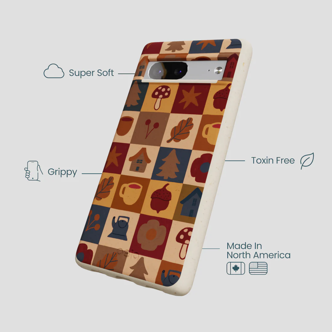 London Fog Rustic Grid Google Pixel 7 Case - Image 4