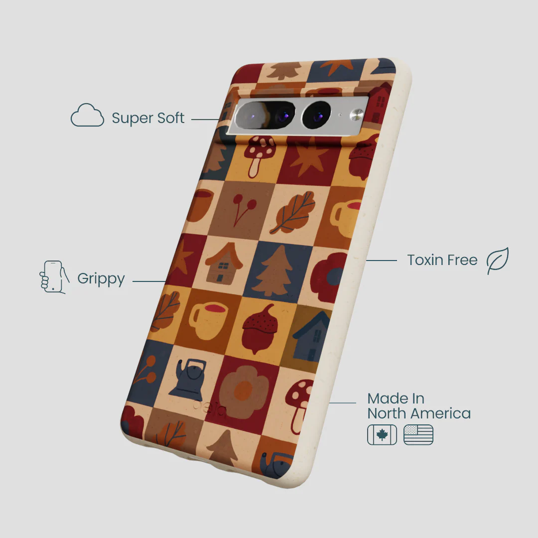 London Fog Rustic Grid Google Pixel 7 Pro Case - Image 4