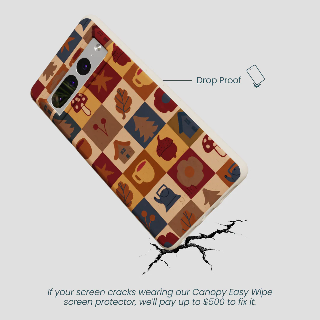London Fog Rustic Grid Google Pixel 7 Pro Case - Image 5