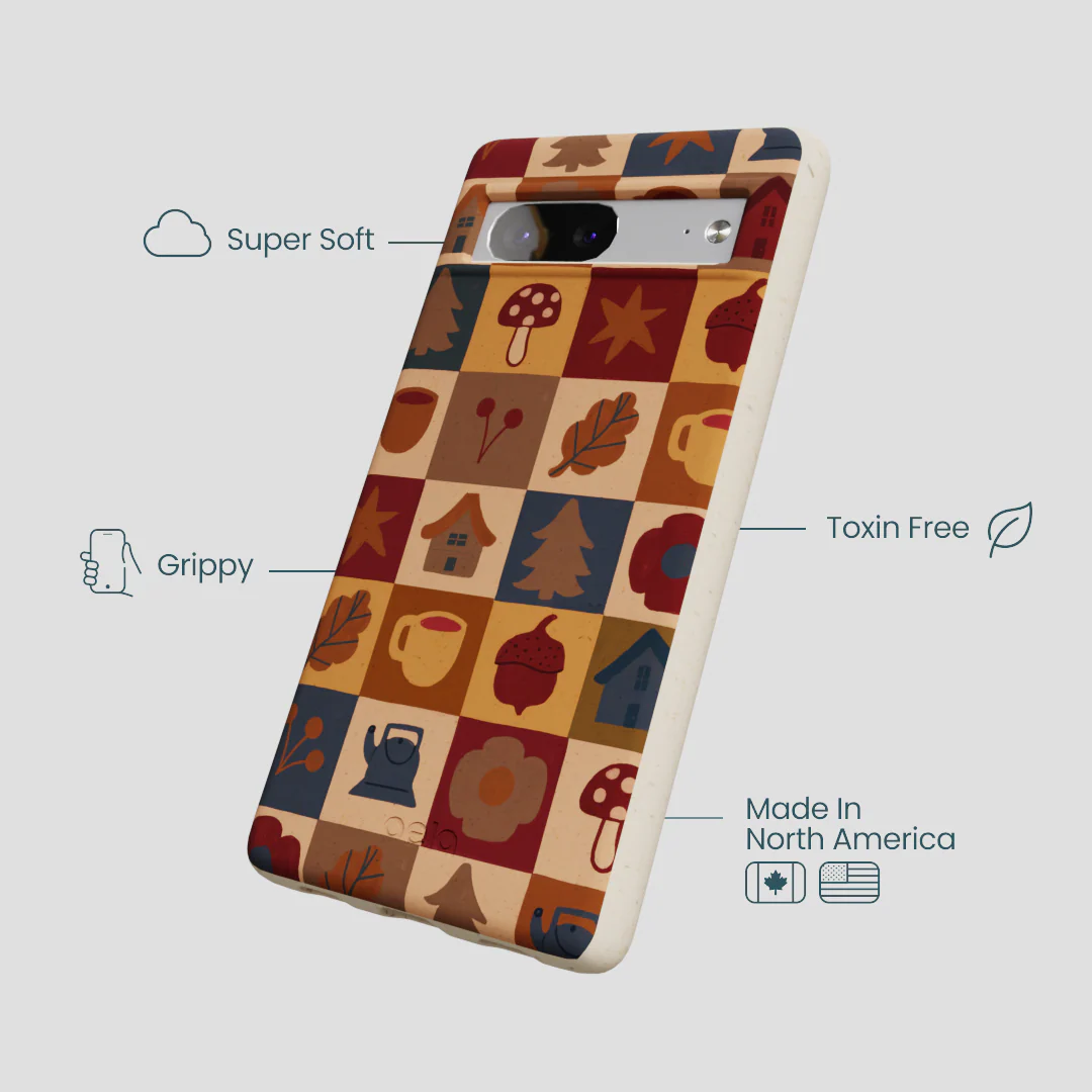 London Fog Rustic Grid Google Pixel 7a Case - Image 4
