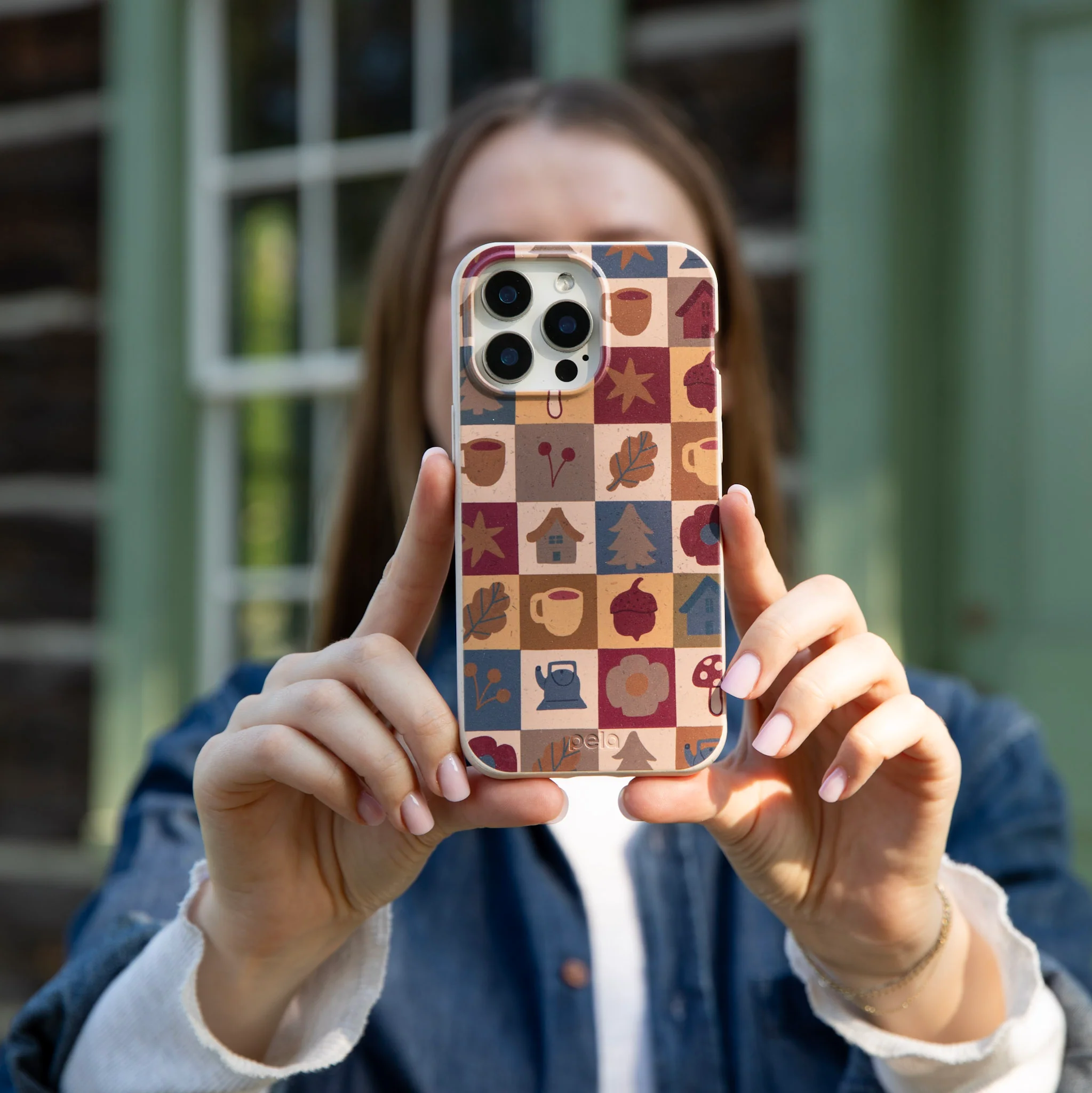 London Fog Rustic Grid Google Pixel 8a Case - Image 2