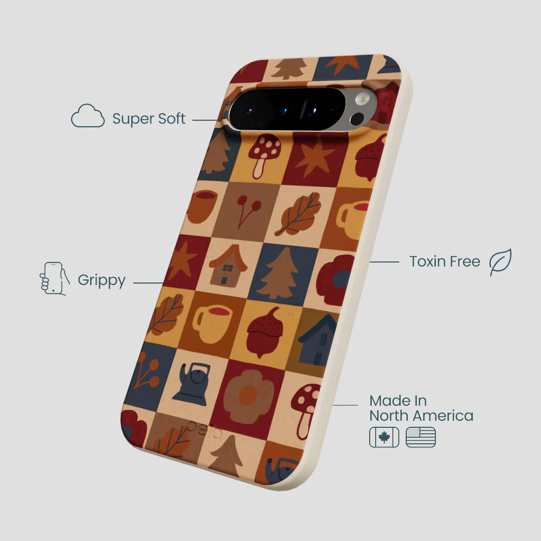 London Fog Rustic Grid Google Pixel 9 Pro XL Case - Image 4
