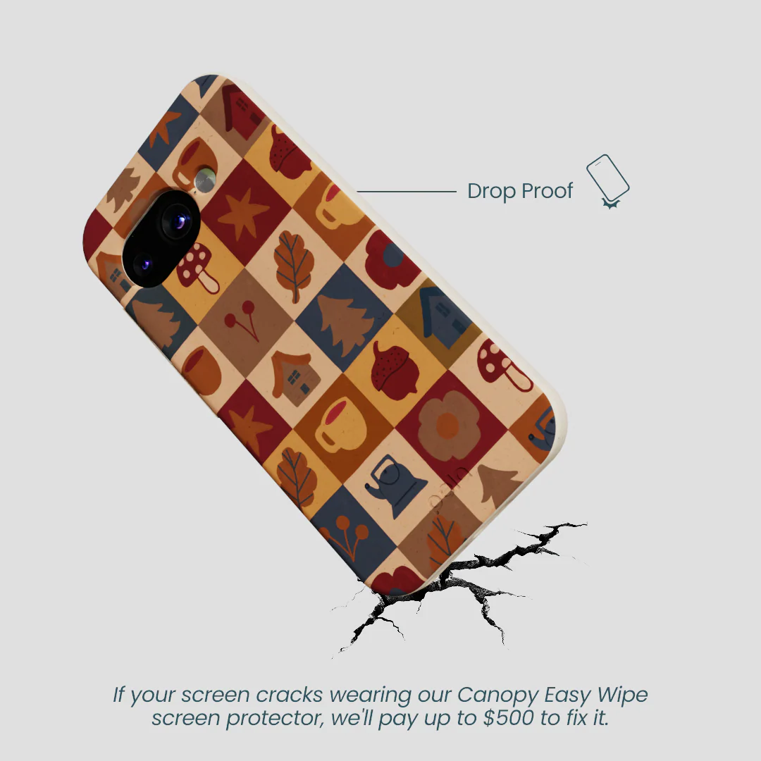 London Fog Rustic Grid Google Pixel 9a Case - Image 5