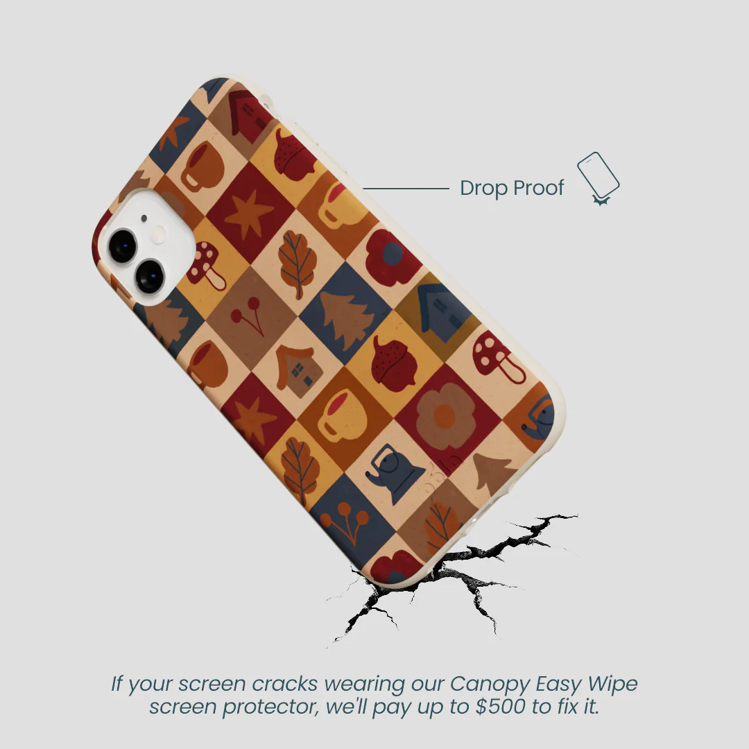 London Fog Rustic Grid iPhone 11 Case - Image 5