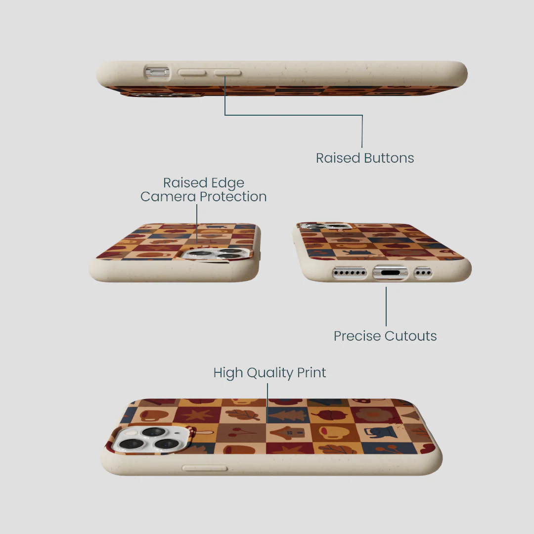 London Fog Rustic Grid iPhone 11 Pro Case - Image 3