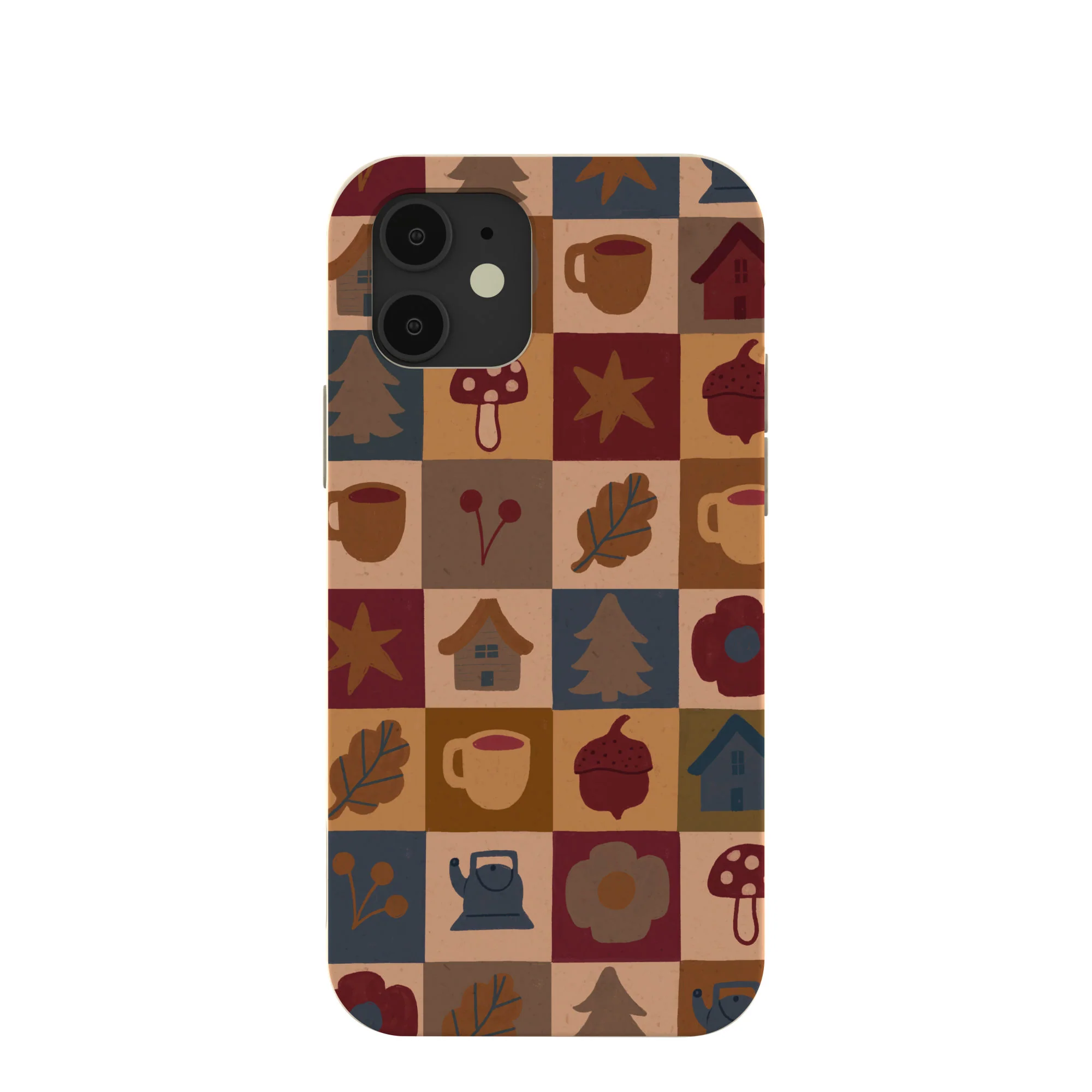 London Fog Rustic Grid iPhone 12/ iPhone 12 Pro Case