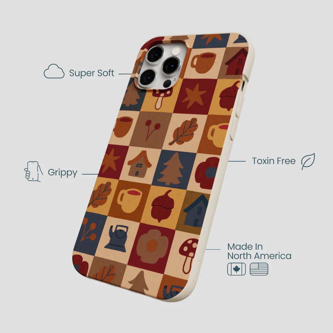 London Fog Rustic Grid iPhone 12 Pro Max Case - Image 4