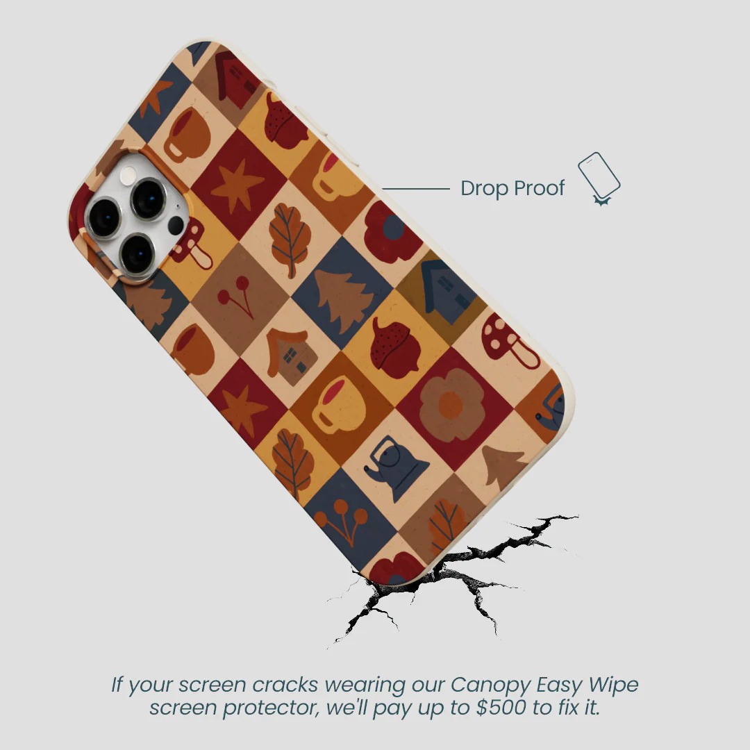 London Fog Rustic Grid iPhone 12 Pro Max Case - Image 5