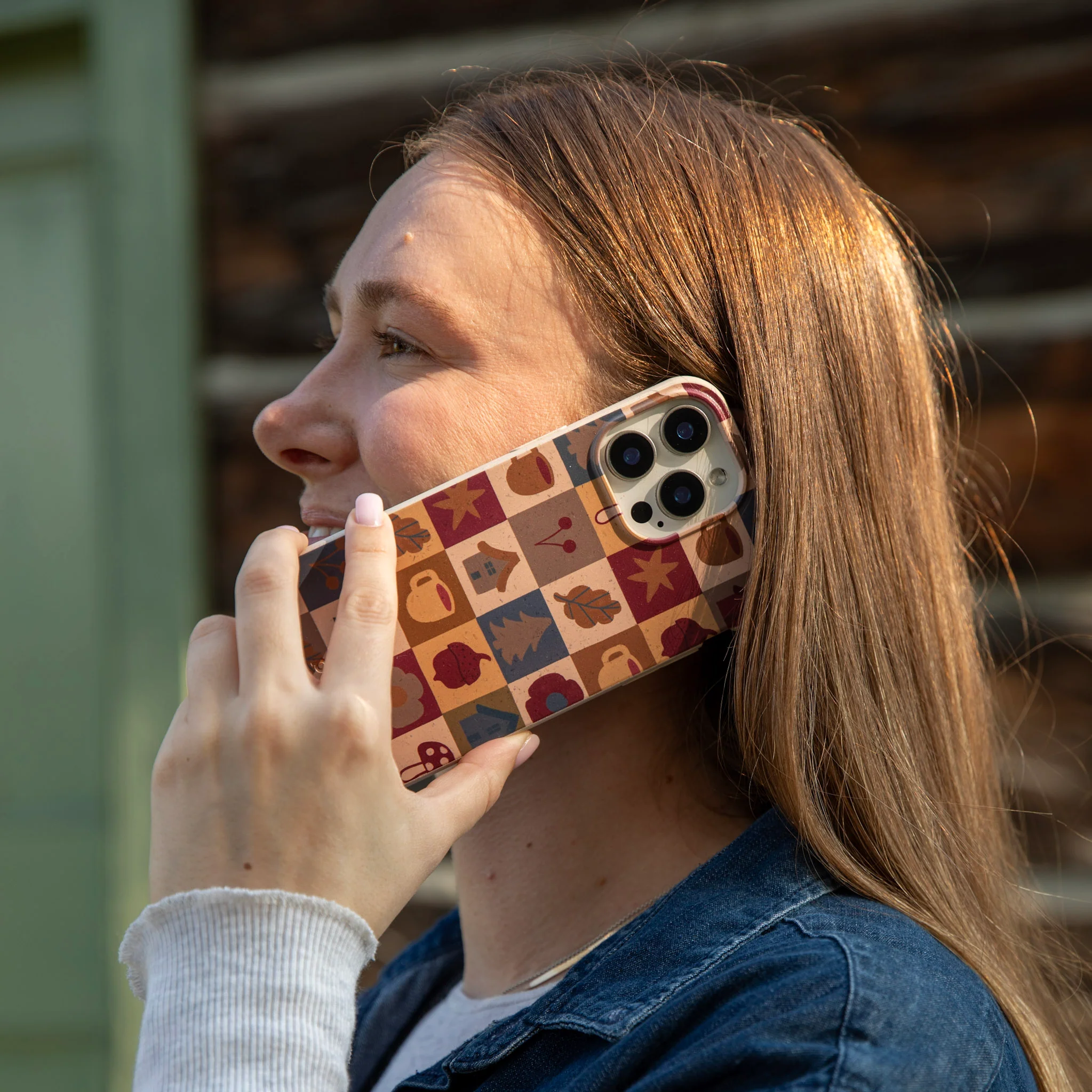 London Fog Rustic Grid iPhone 14 Case - Image 10