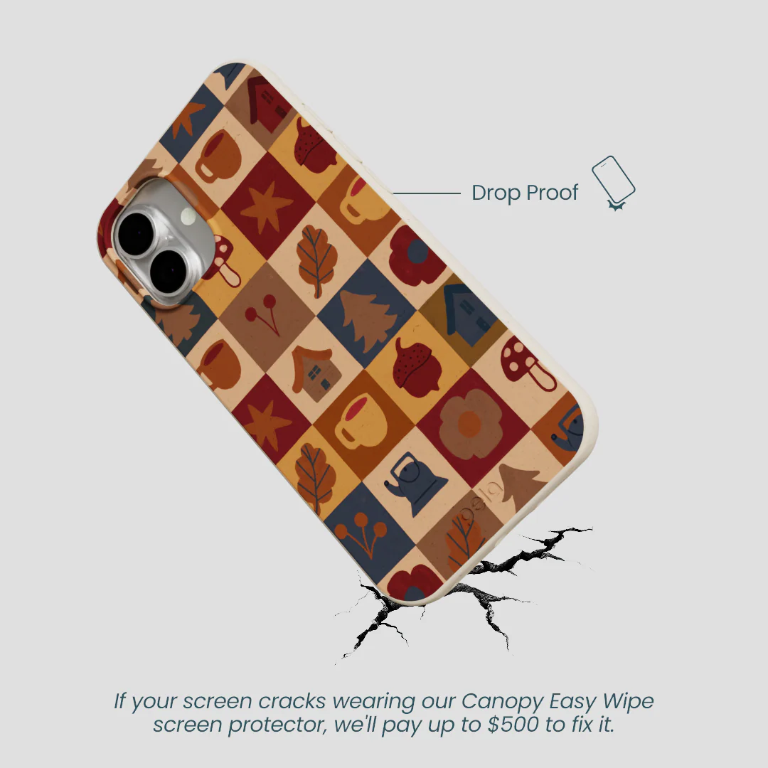 London Fog Rustic Grid iPhone 16 Plus Case - Image 5