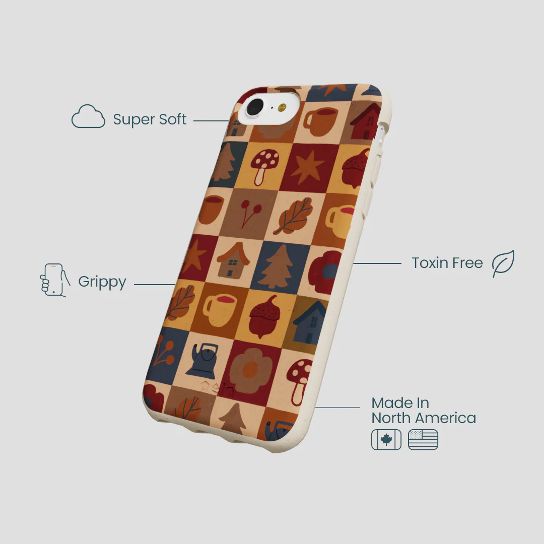 London Fog Rustic Grid iPhone 6/6s/7/8/SE Case - Image 4