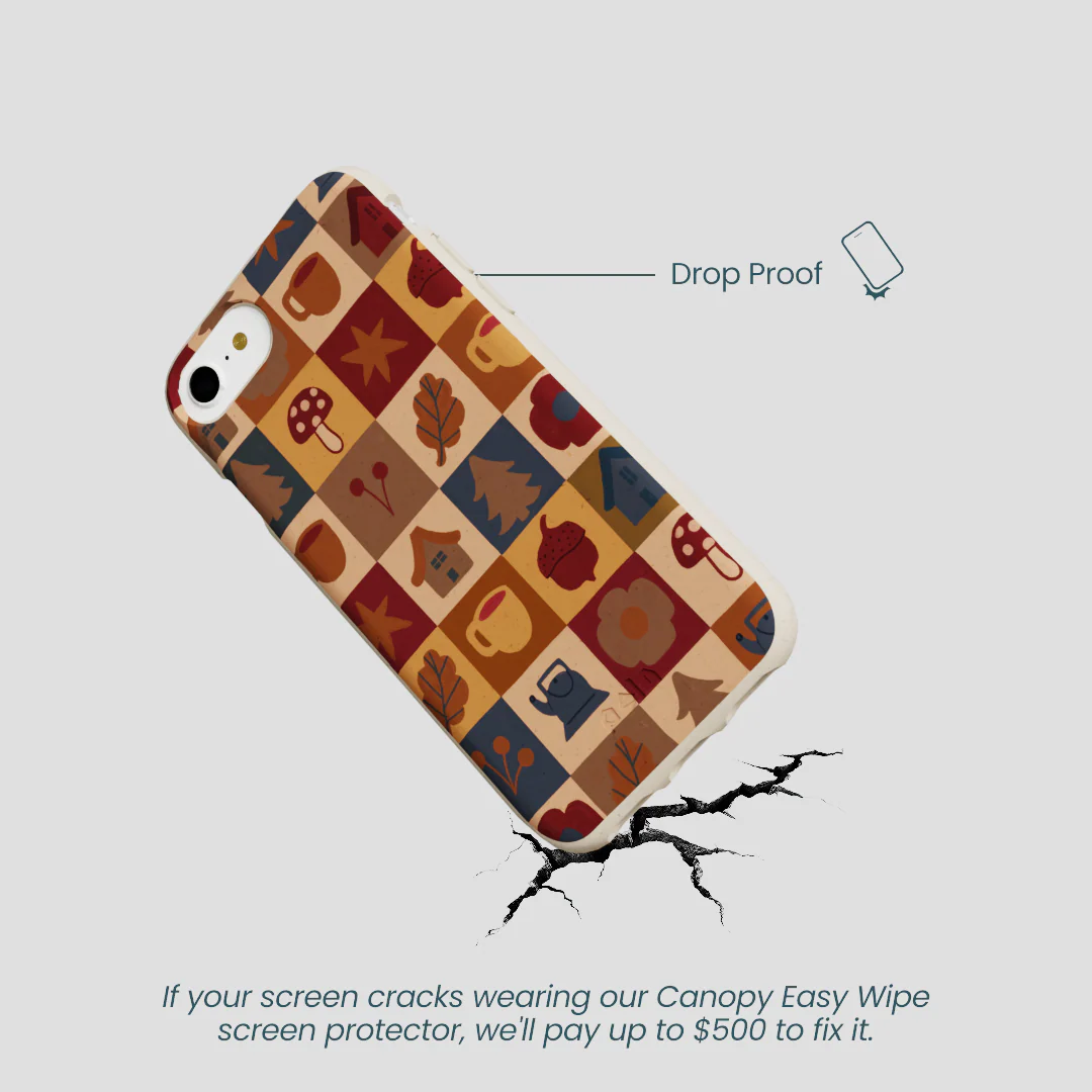 London Fog Rustic Grid iPhone 6/6s/7/8/SE Case - Image 5