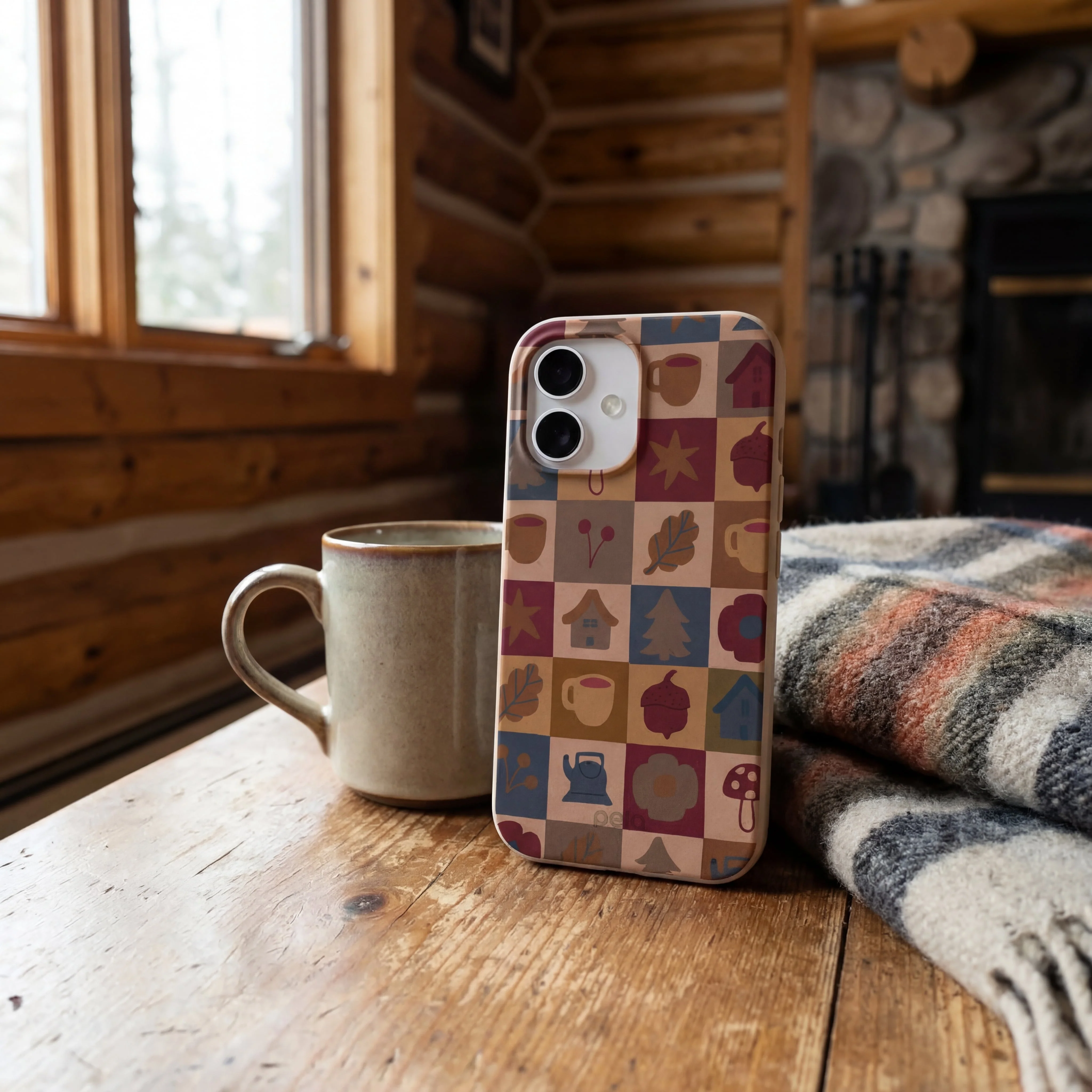 London Fog Rustic Grid iPhone Air Case - Image 2