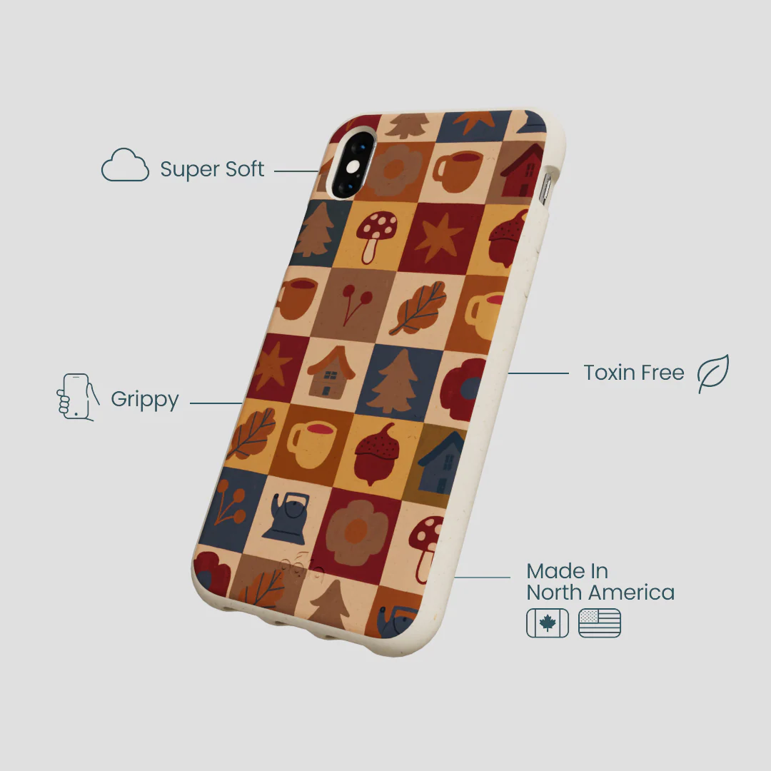 London Fog Rustic Grid iPhone XR Case - Image 4