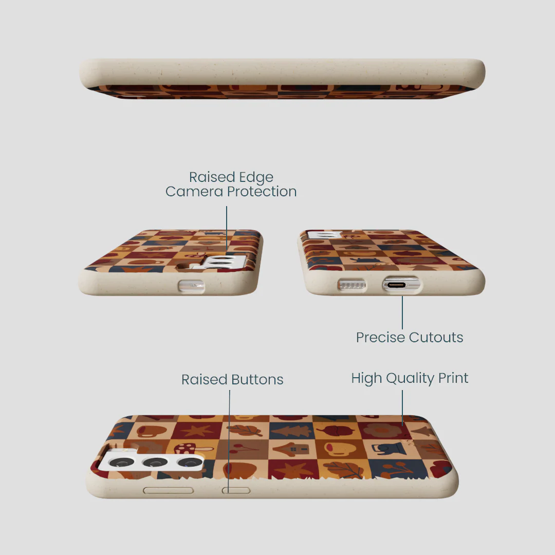 London Fog Rustic Grid Samsung Galaxy S21 Case - Image 3