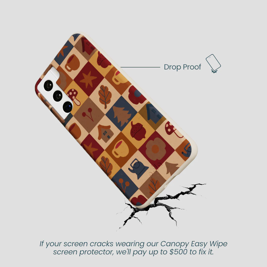 London Fog Rustic Grid Samsung Galaxy S21 Case - Image 5