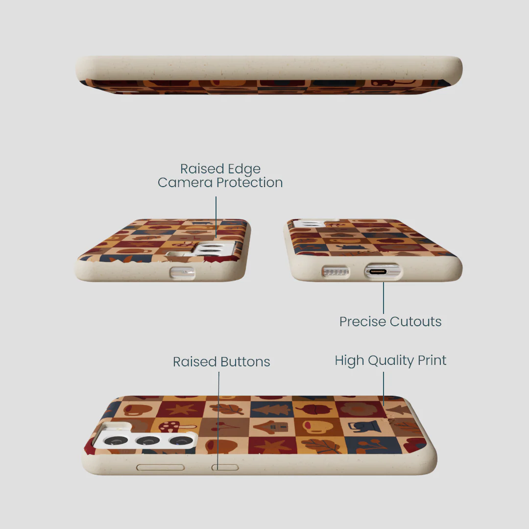 London Fog Rustic Grid Samsung Galaxy S22 Case - Image 3