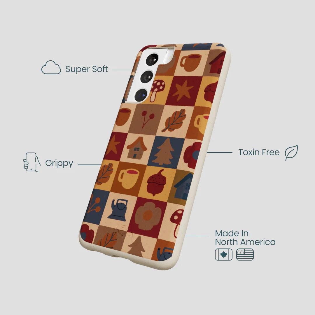London Fog Rustic Grid Samsung Galaxy S22 Case - Image 4