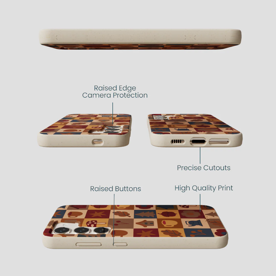 London Fog Rustic Grid Samsung Galaxy S24 Case - Image 3