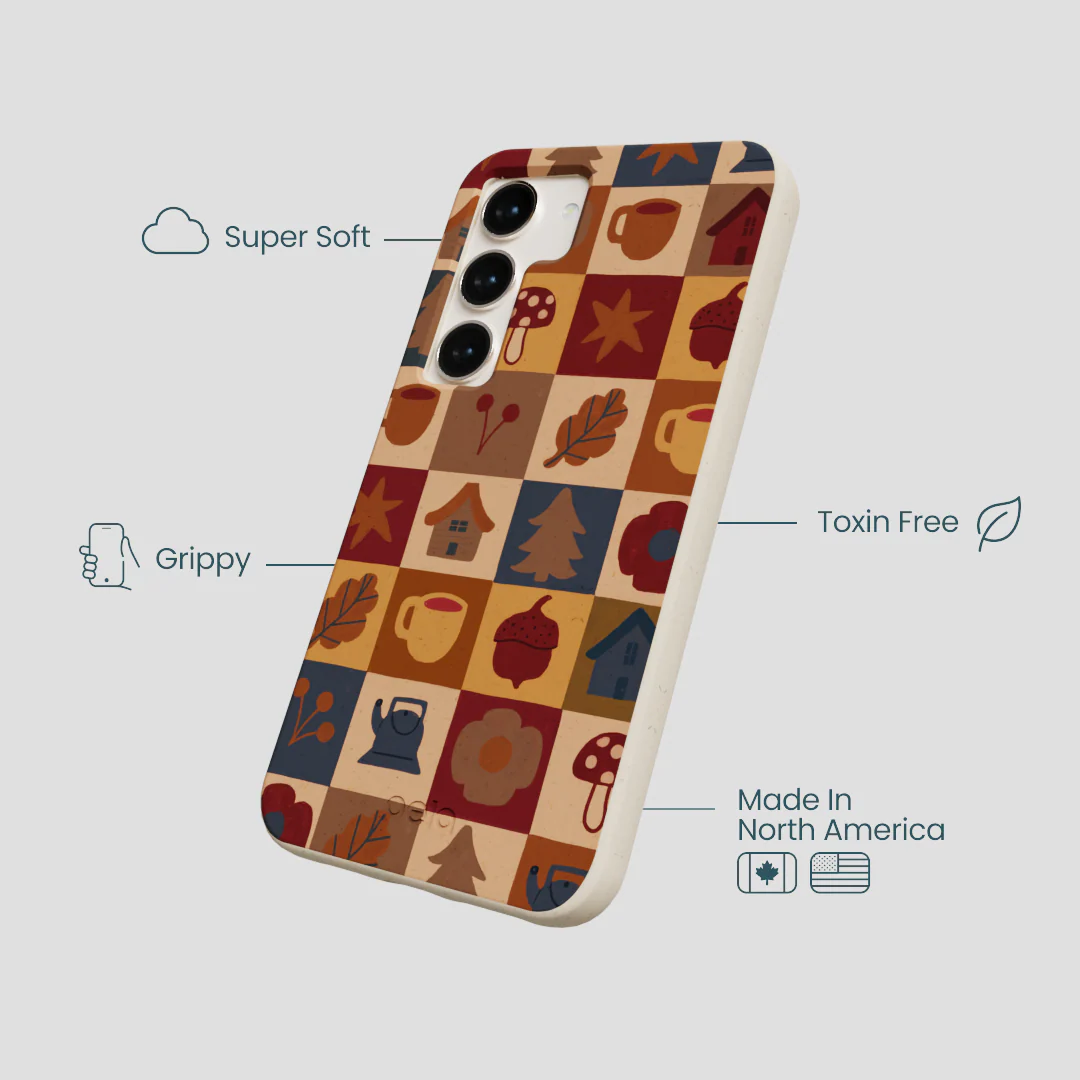 London Fog Rustic Grid Samsung Galaxy S24 Case - Image 4