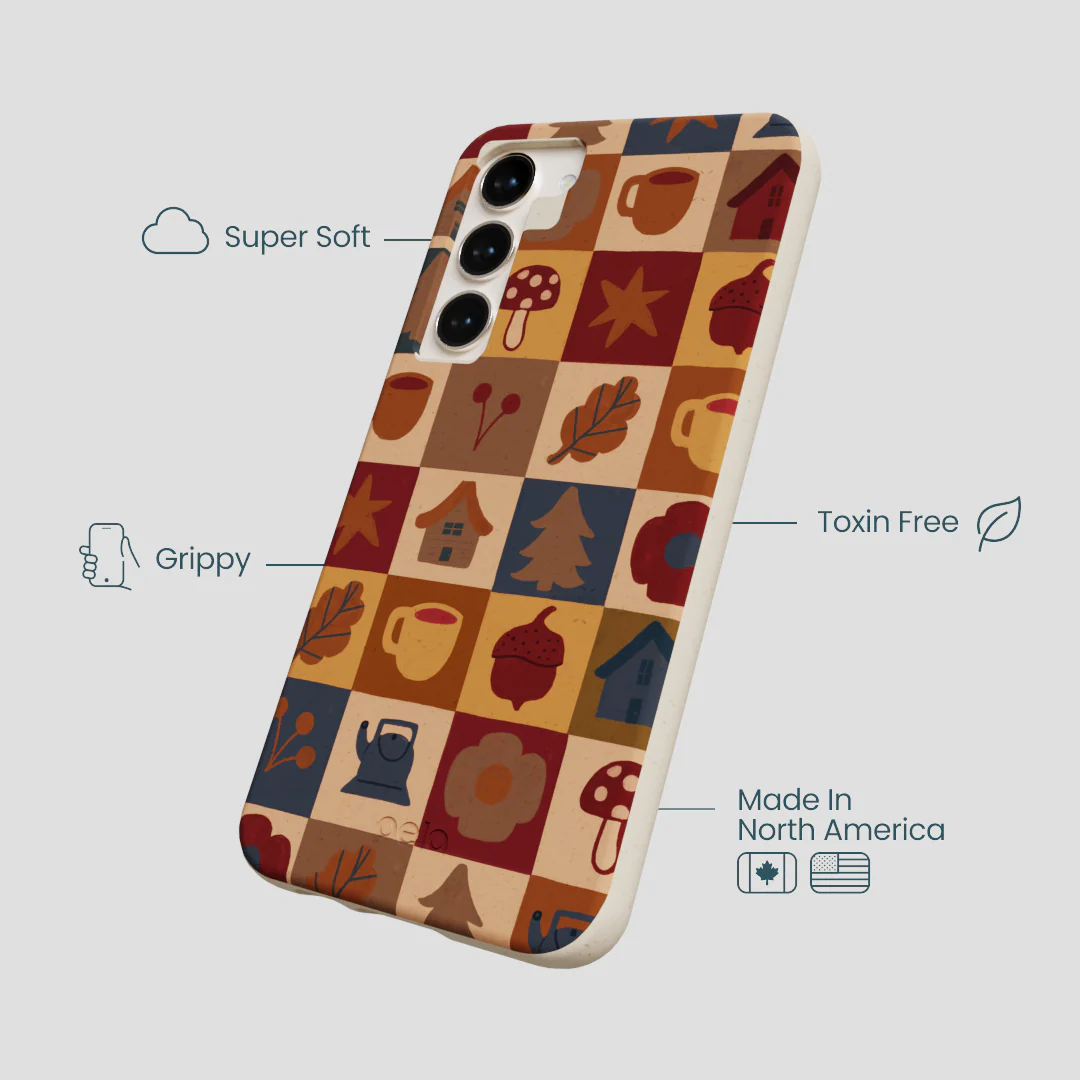 London Fog Rustic Grid Samsung Galaxy S24+(Plus) Case - Image 4