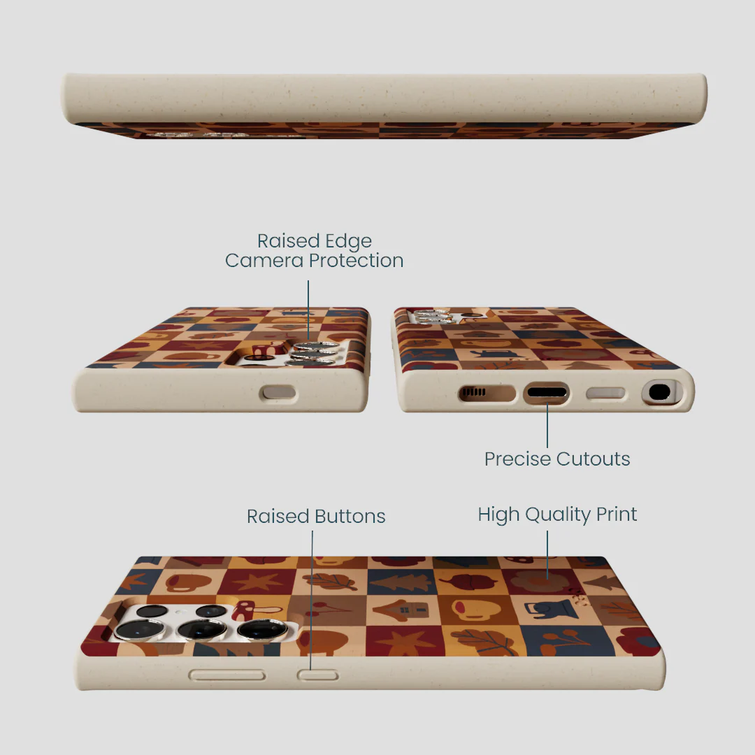 London Fog Rustic Grid Samsung Galaxy S24 Ultra Case - Image 3
