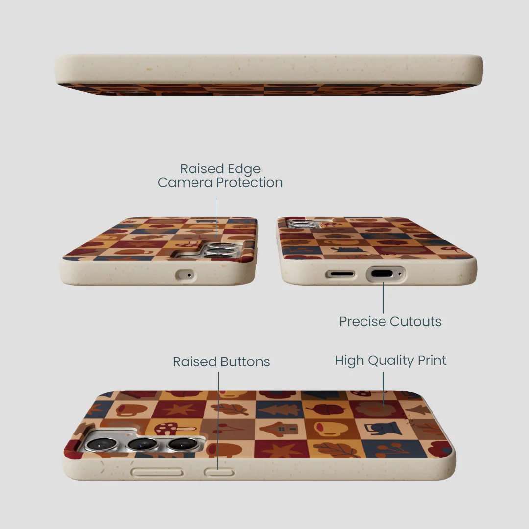 London Fog Rustic Grid Samsung Galaxy S25+(Plus) Case - Image 3