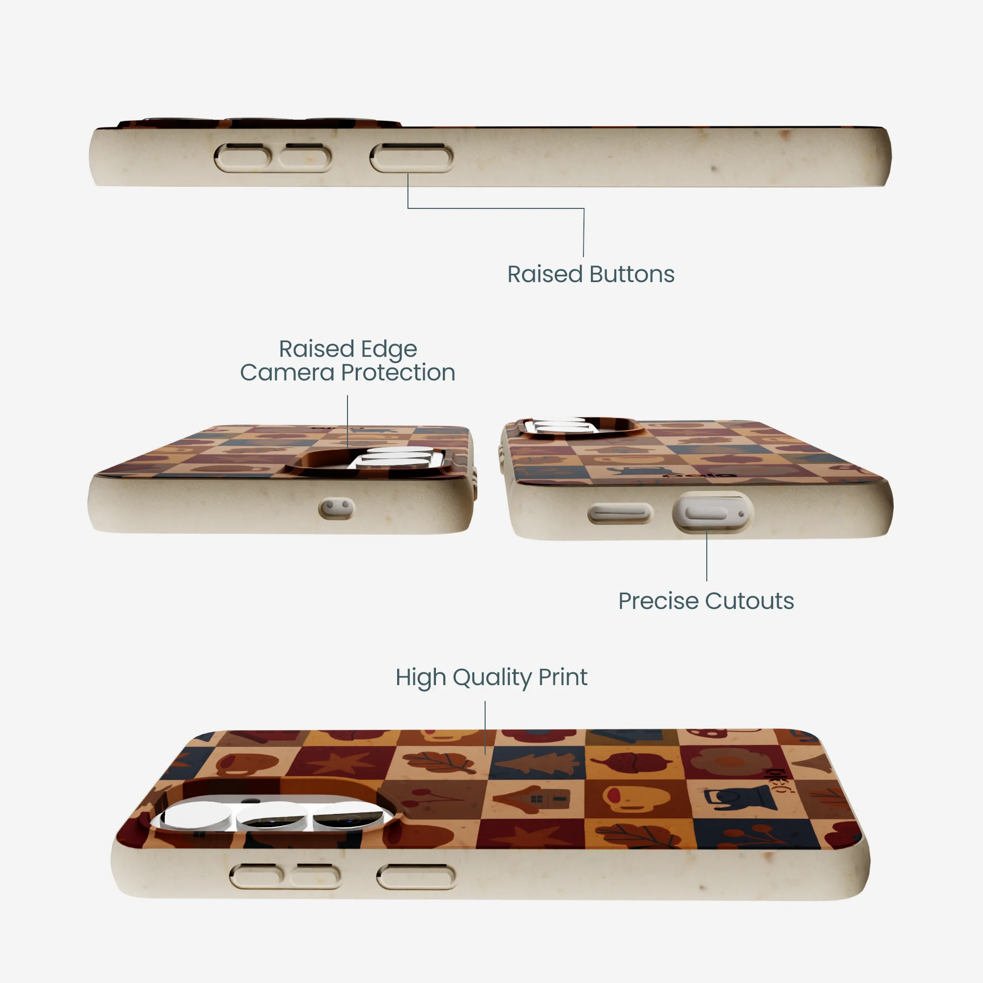 London Fog Rustic Grid Samsung Galaxy S26 Case - Image 3