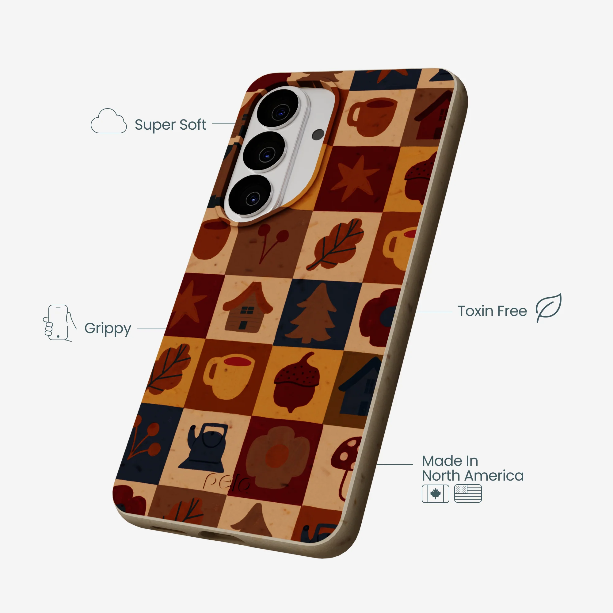 London Fog Rustic Grid Samsung Galaxy S26 Case - Image 4