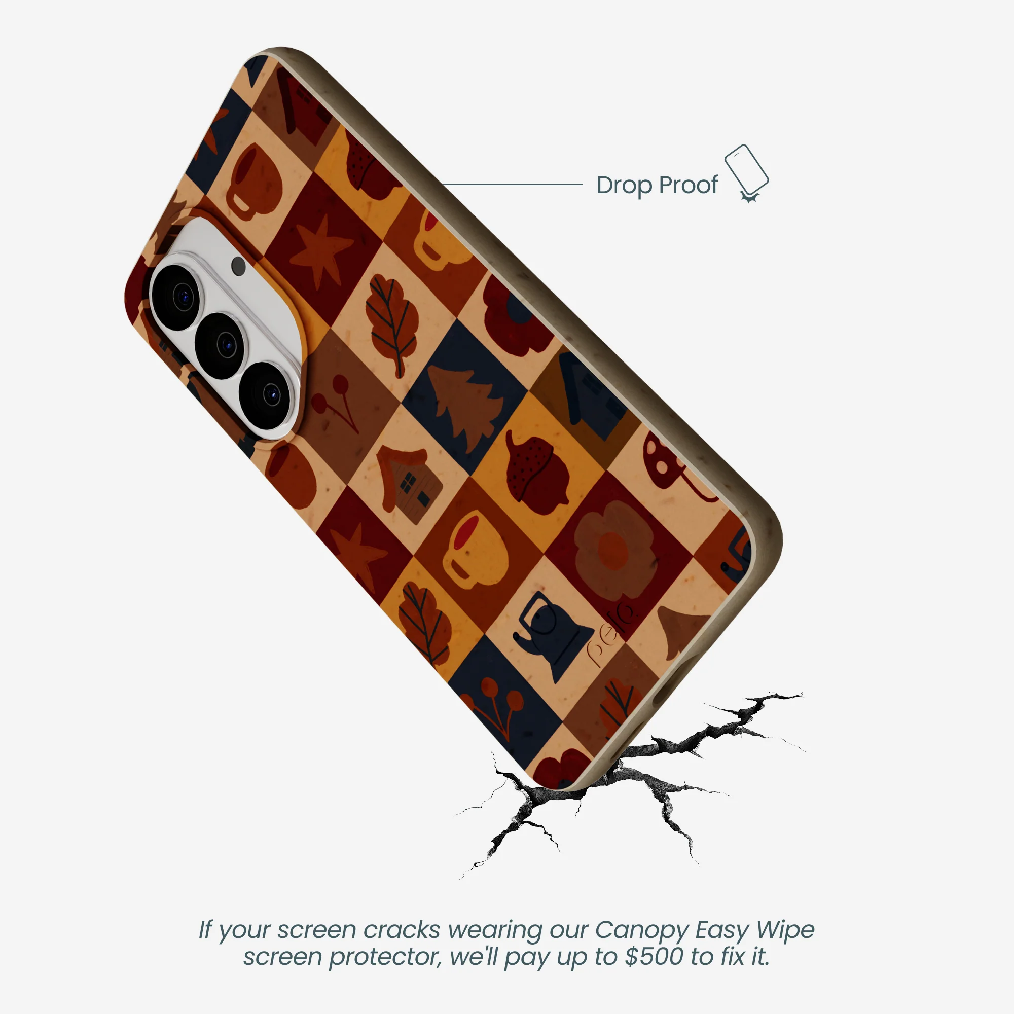 London Fog Rustic Grid Samsung Galaxy S26 Case - Image 5