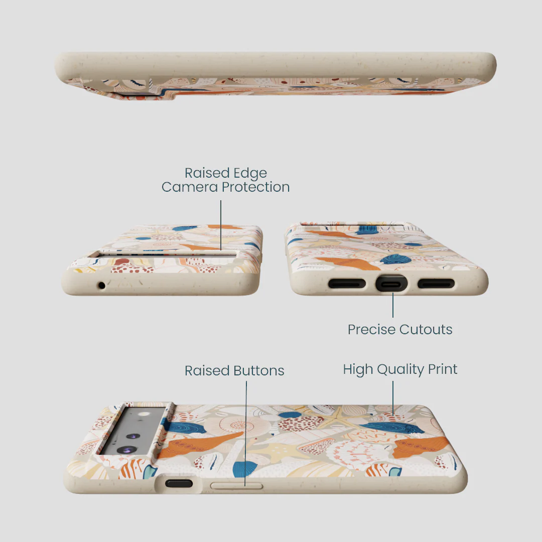 London Fog Sandy Shells Google Pixel 6 Case - Image 3
