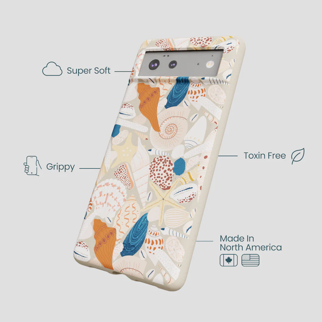 London Fog Sandy Shells Google Pixel 6a Case - Image 4
