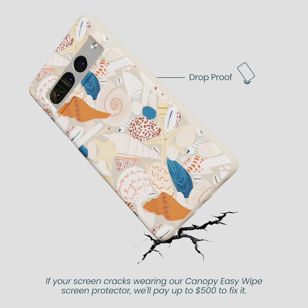 London Fog Sandy Shells Google Pixel 7 Pro Case - Image 5