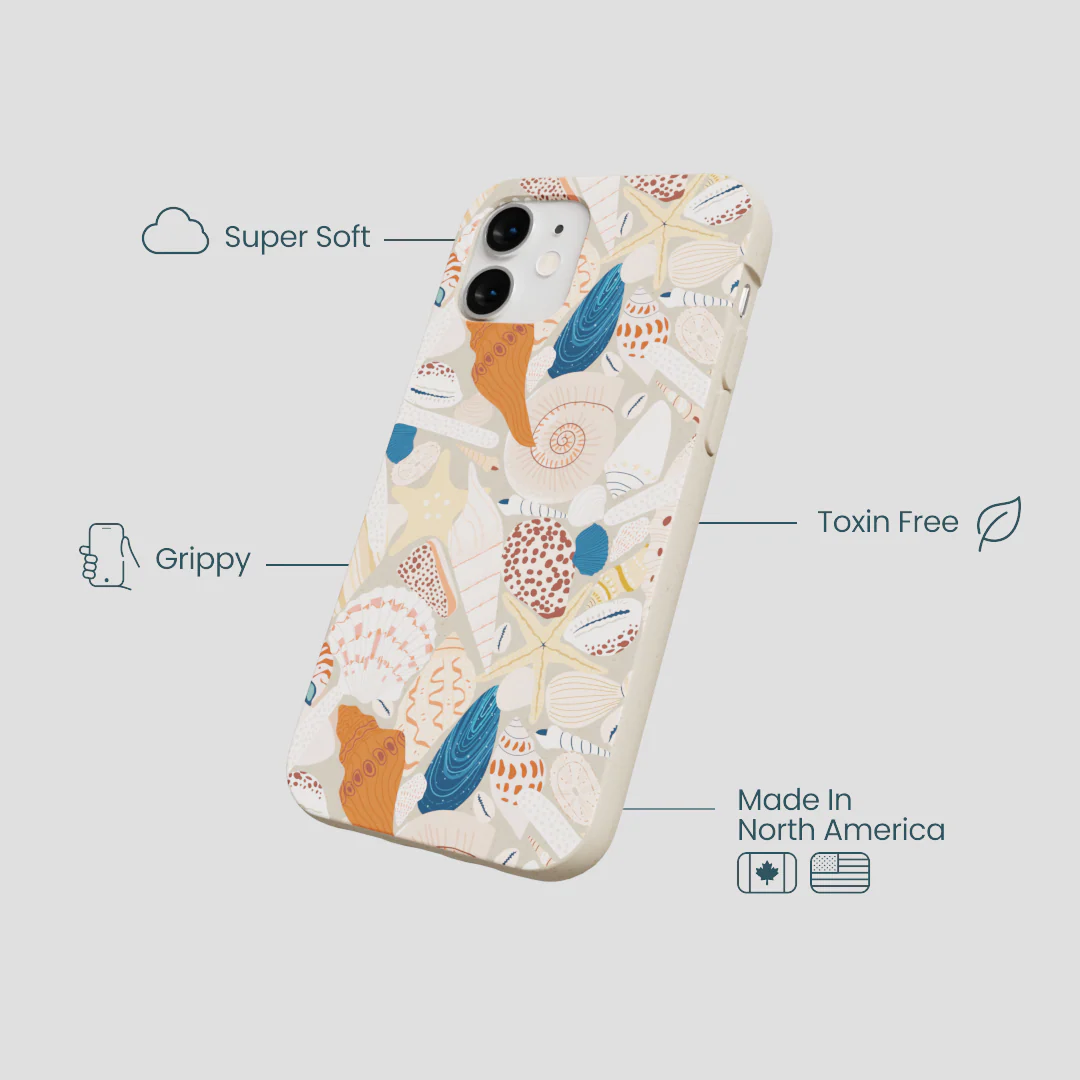 London Fog Sandy Shells iPhone 12 Mini Case - Image 4