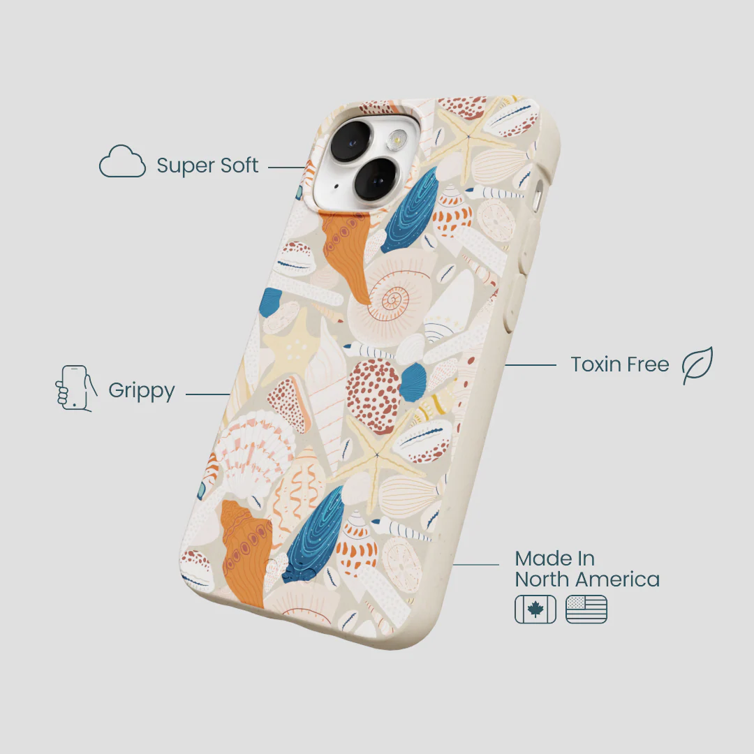 London Fog Sandy Shells iPhone 13 Case - Image 4