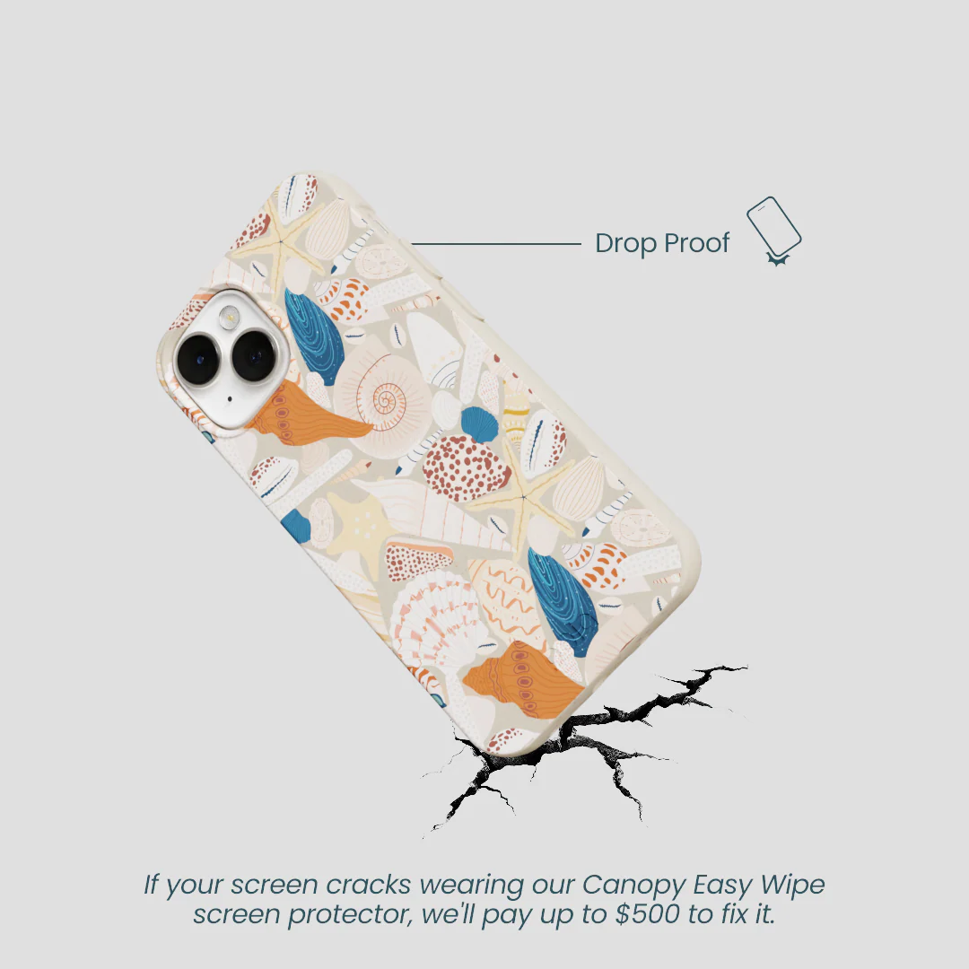 London Fog Sandy Shells iPhone 13 Mini Case - Image 5