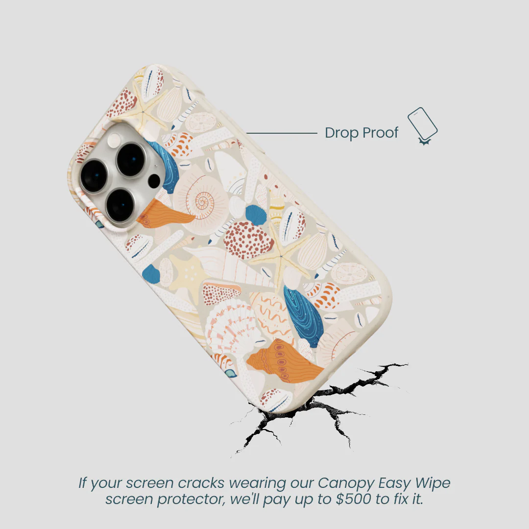 London Fog Sandy Shells iPhone 14 Pro Case - Image 5