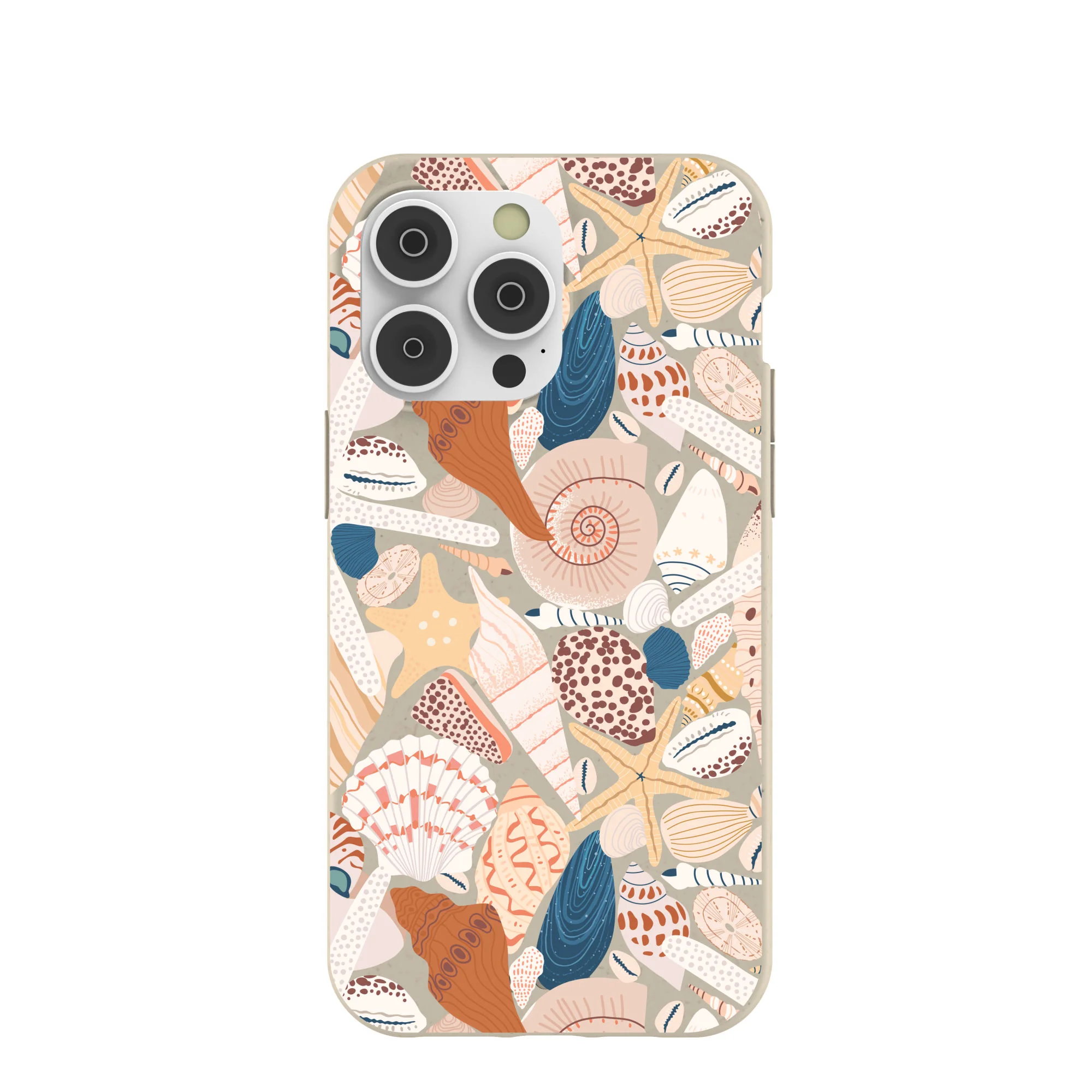 London Fog Sandy Shells iPhone 14 Pro Max Case