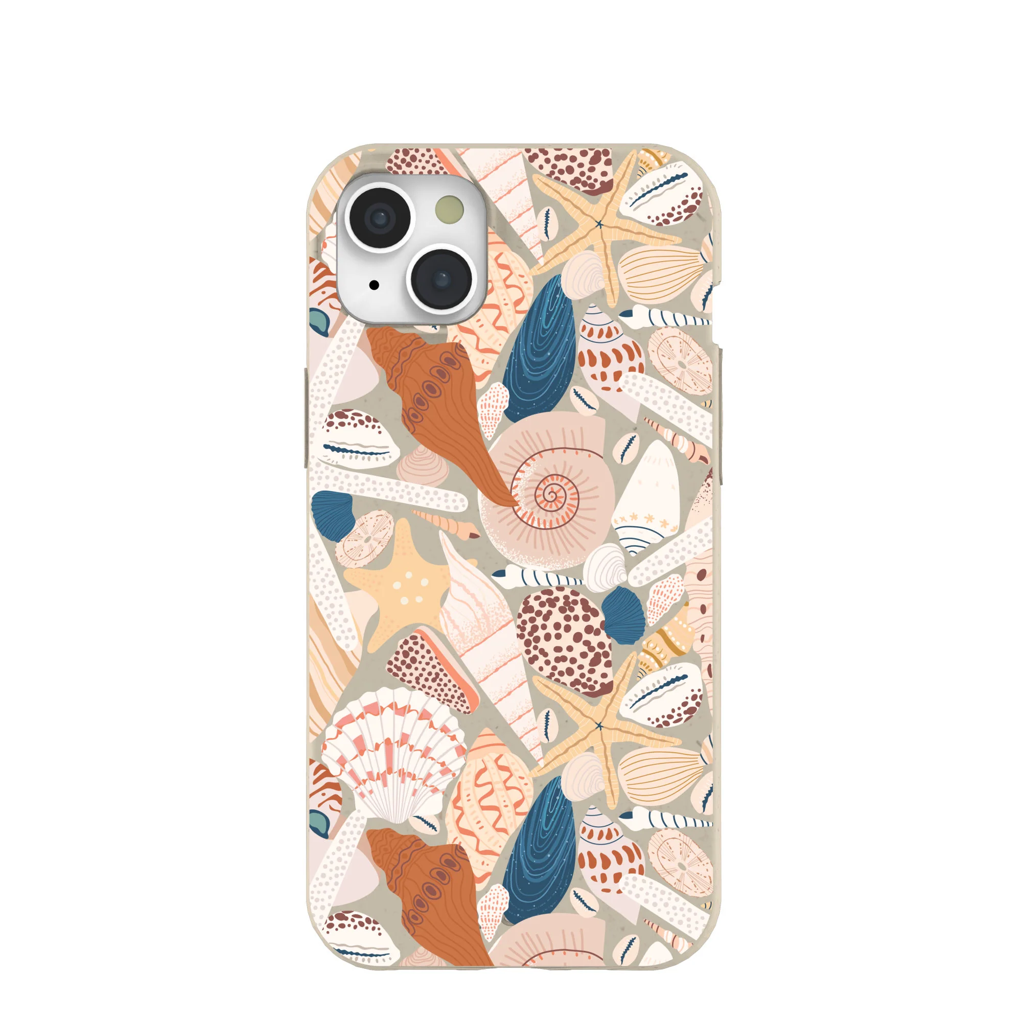 London Fog Sandy Shells iPhone 15 Plus Case