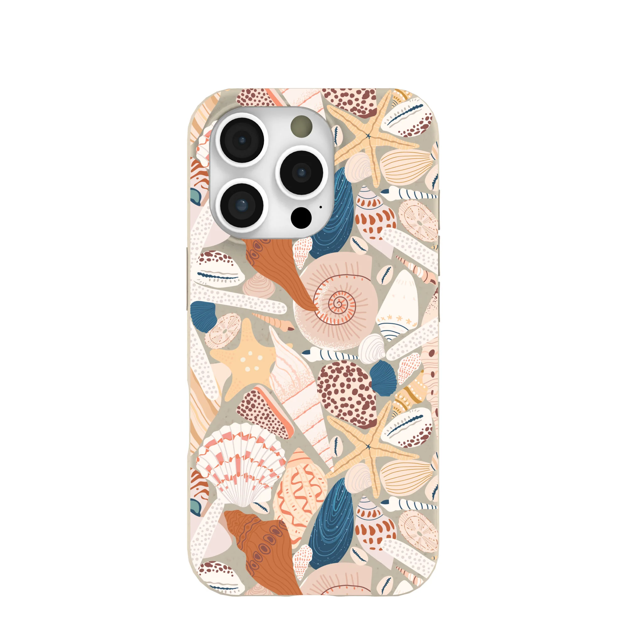 London Fog Sandy Shells iPhone 16 Pro Case