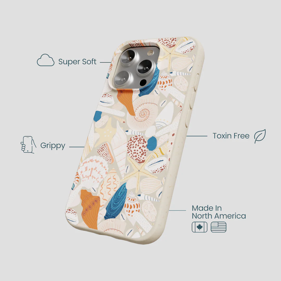 London Fog Sandy Shells iPhone 16 Pro Case - Image 4