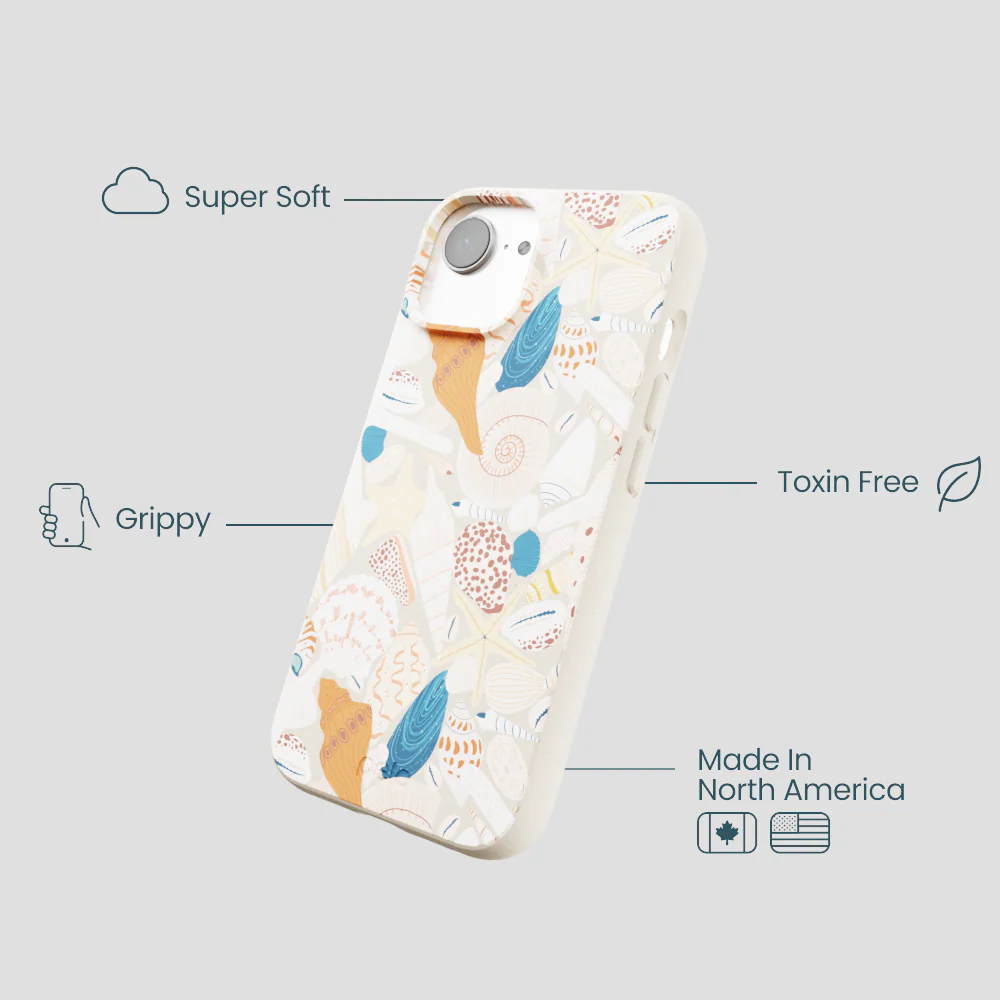 London Fog Sandy Shells iPhone 16e/17e Case - Image 4