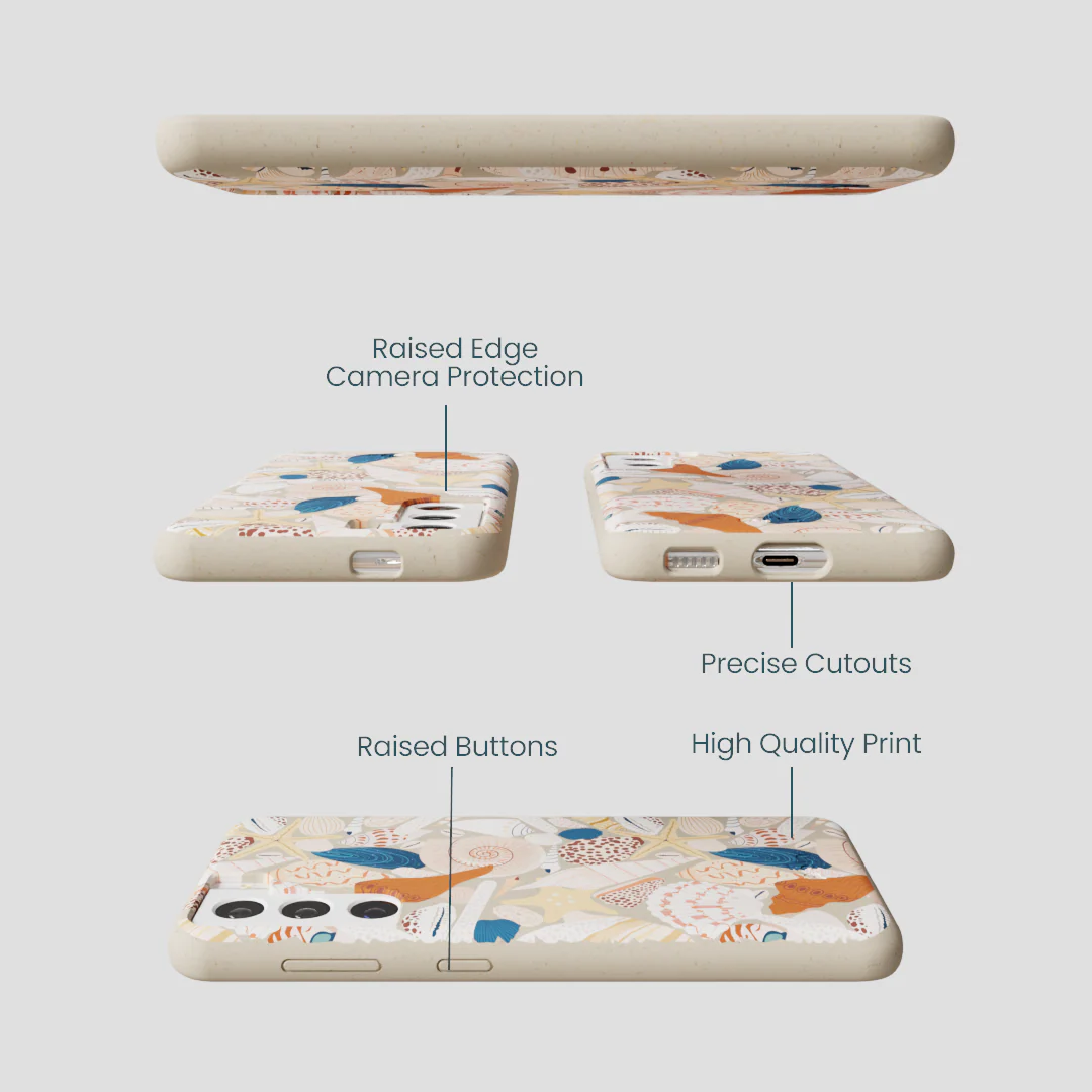 London Fog Sandy Shells Samsung Galaxy S21 Case - Image 3
