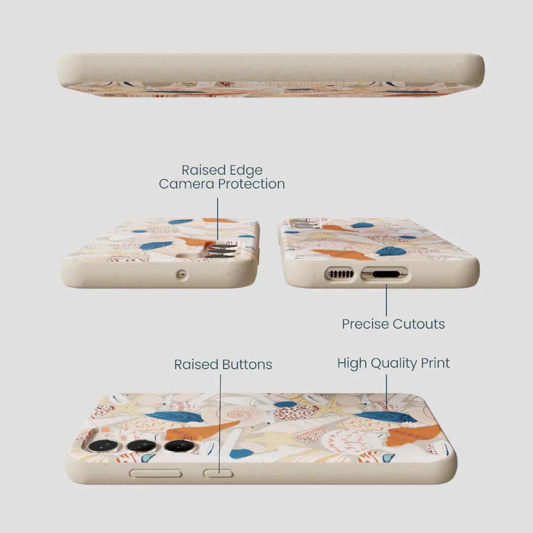 London Fog Sandy Shells Samsung Galaxy S23+(Plus) Case - Image 3