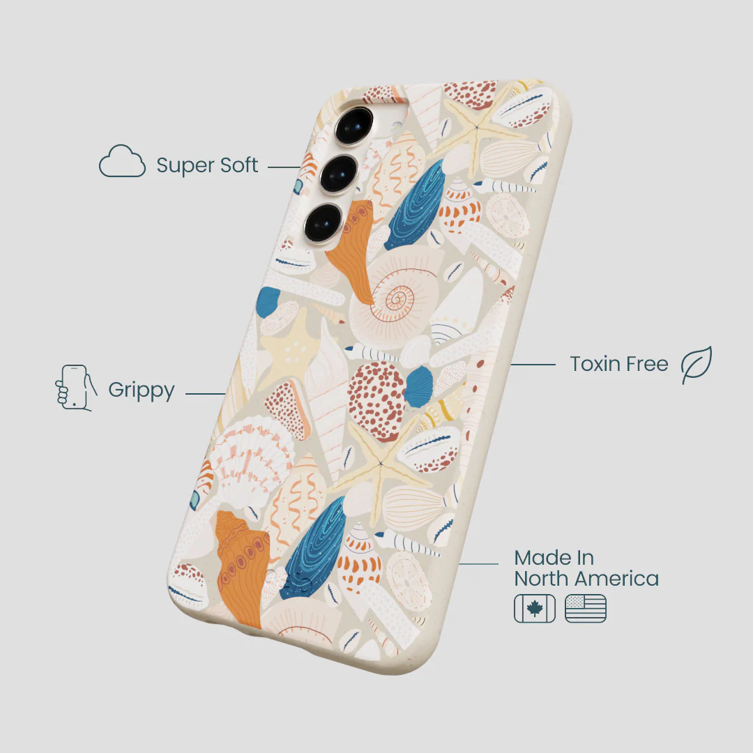 London Fog Sandy Shells Samsung Galaxy S23+(Plus) Case - Image 4