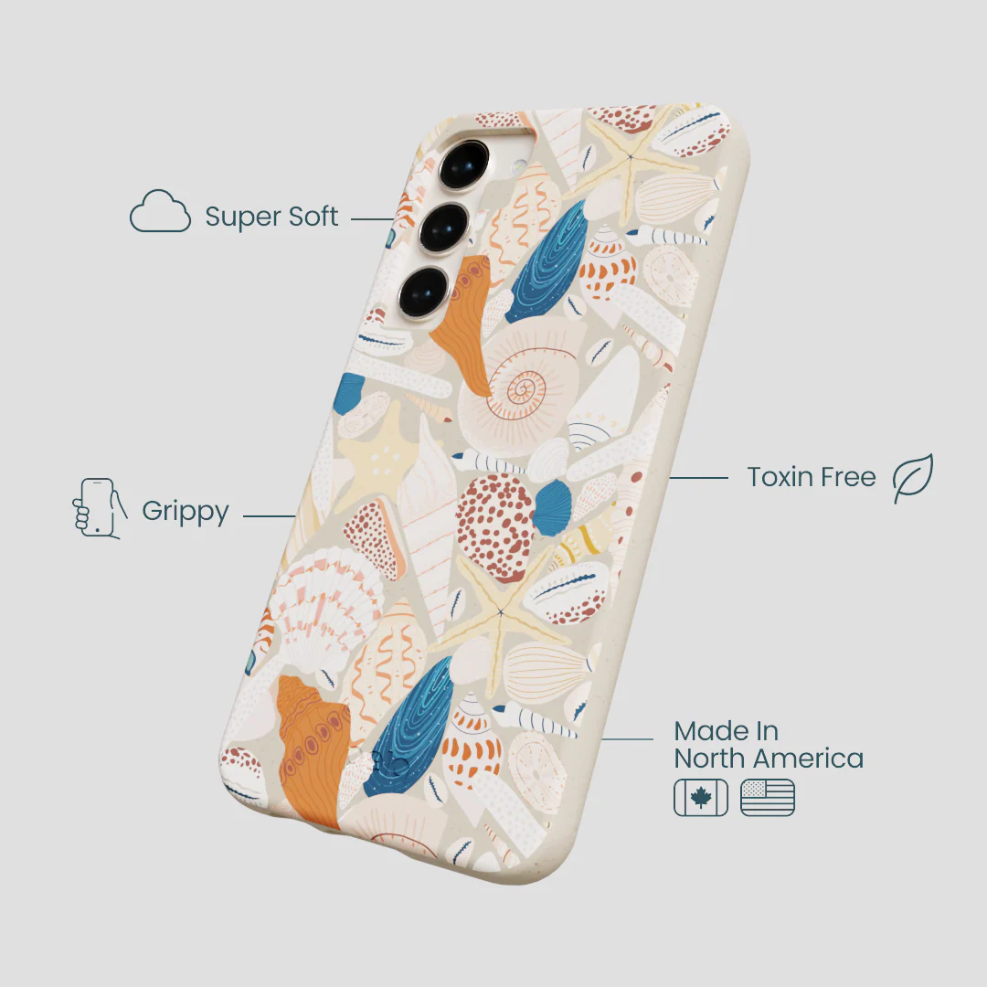 London Fog Sandy Shells Samsung Galaxy S24+(Plus) Case - Image 4