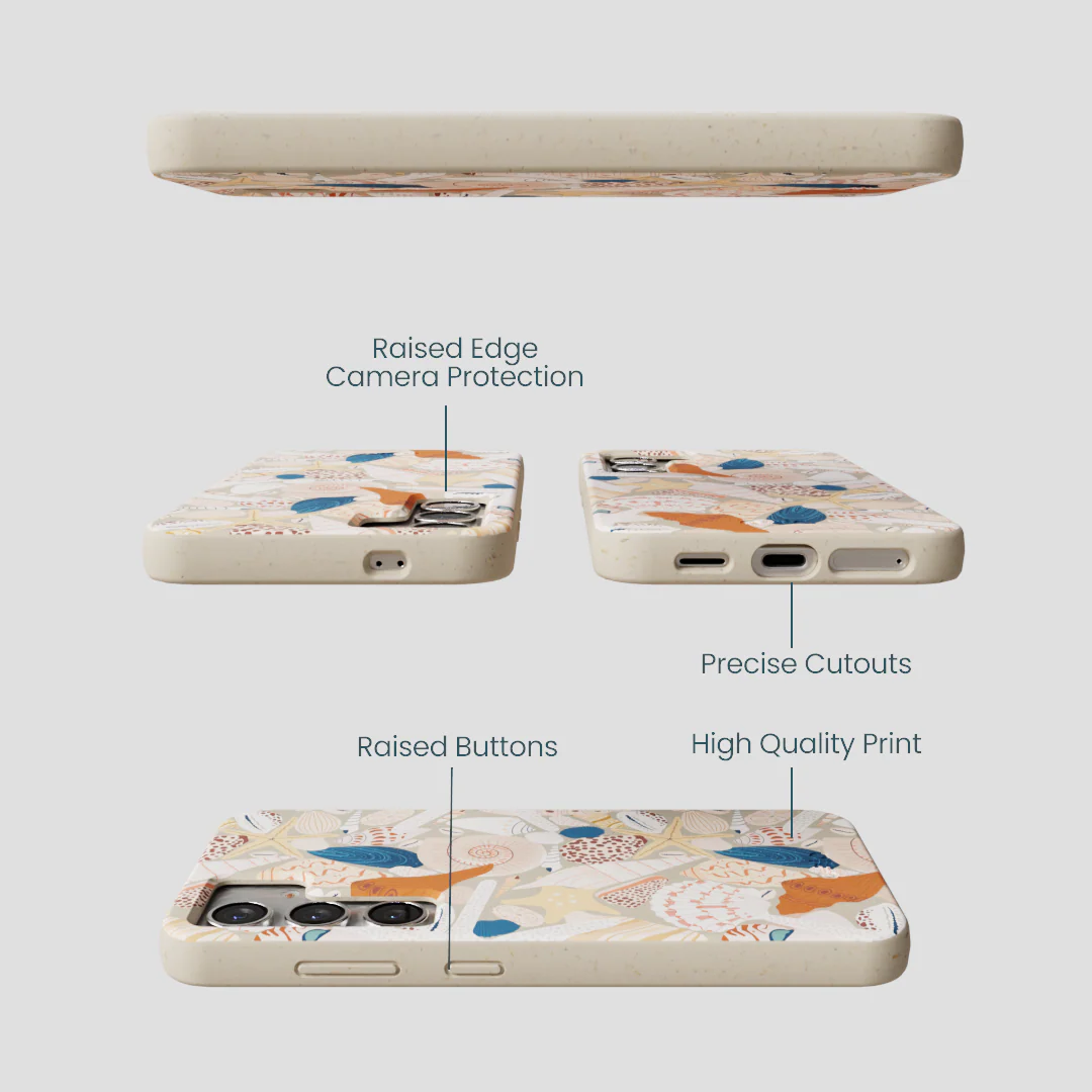 London Fog Sandy Shells Samsung Galaxy S25 Case - Image 3