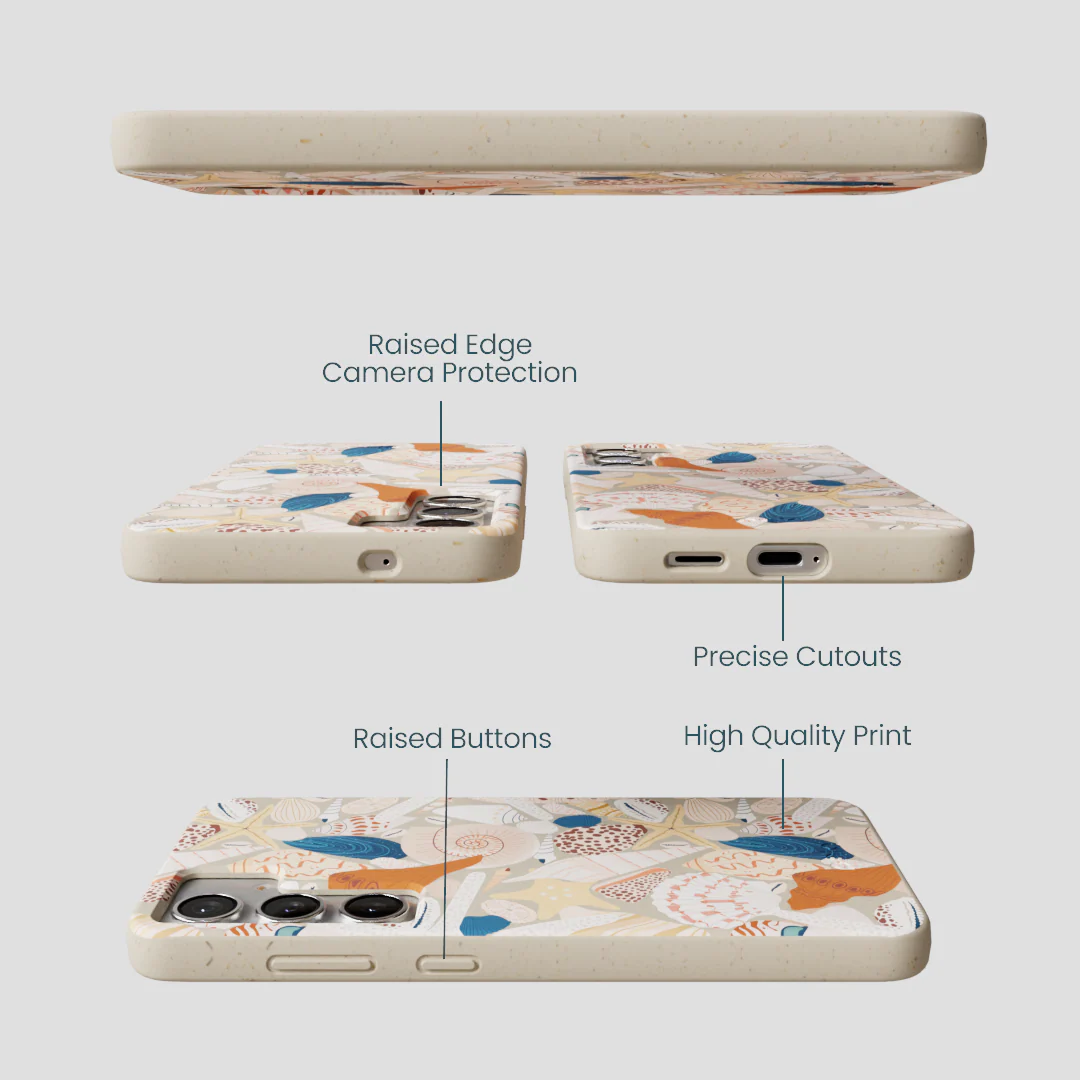 London Fog Sandy Shells Samsung Galaxy S25+(Plus) Case - Image 3